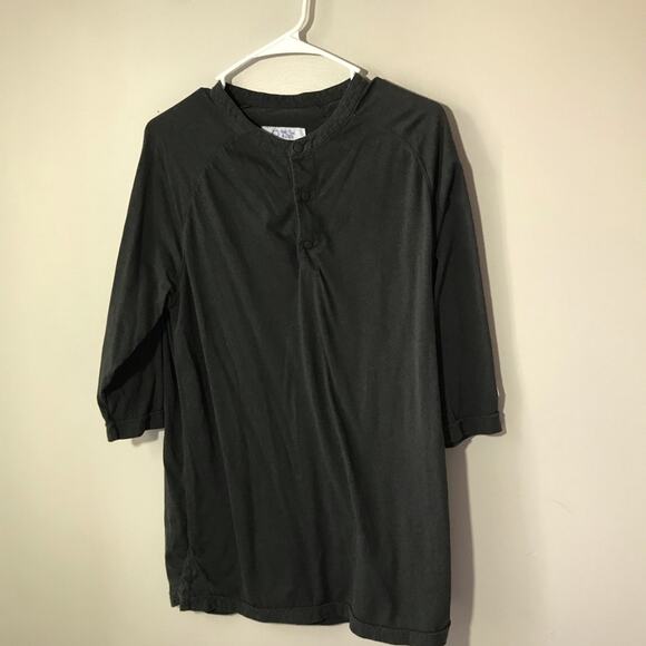 Uninterrupted More Than An Athlete New Rule M 1/4 snap short sleeve grey T-shirt - Picture 1 of 8